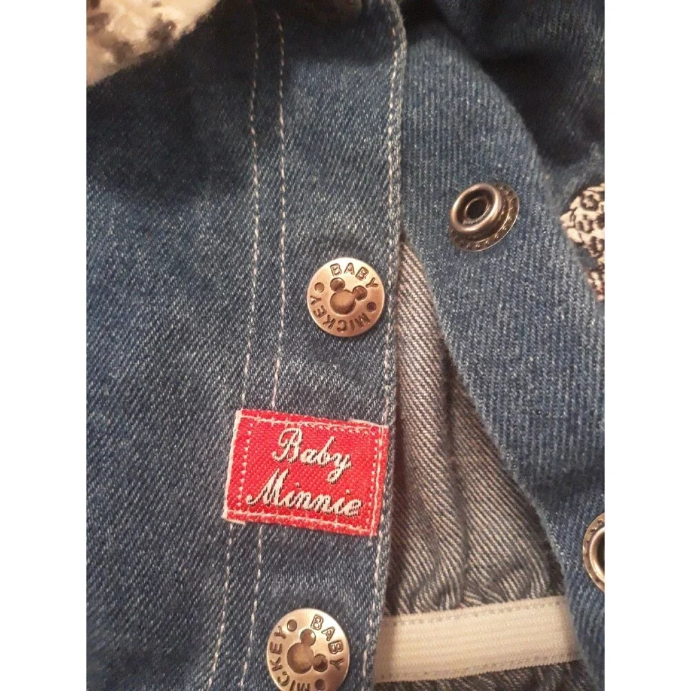 Baby Minnie denim jacket no sz